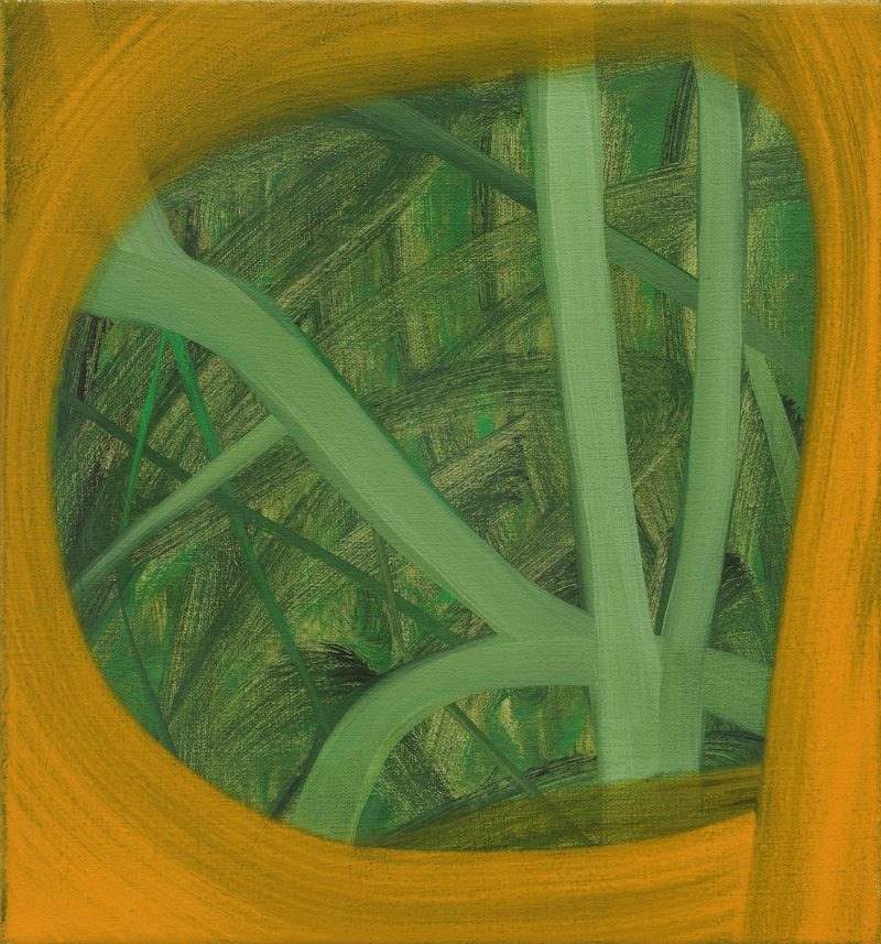 Luminous. Oil on canvas. 30 x 28cm. Amanda Ansell