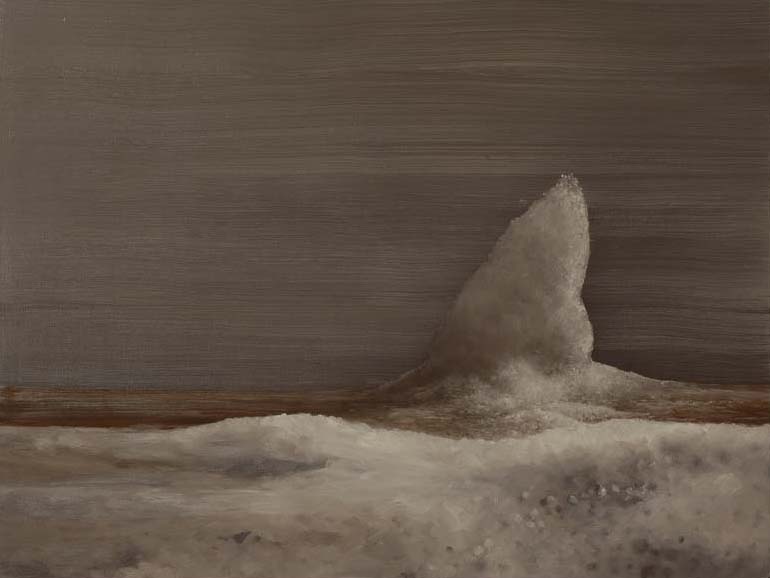 Swan. Oil on canvas. 45 x 60cm. Swindon Museum and Art Gallery Collection. Amanda Ansell