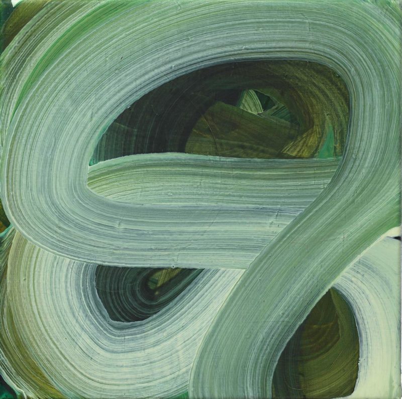 Coldwater Blues_oil on canvas, 2019_28x28cm. Amanda Ansell