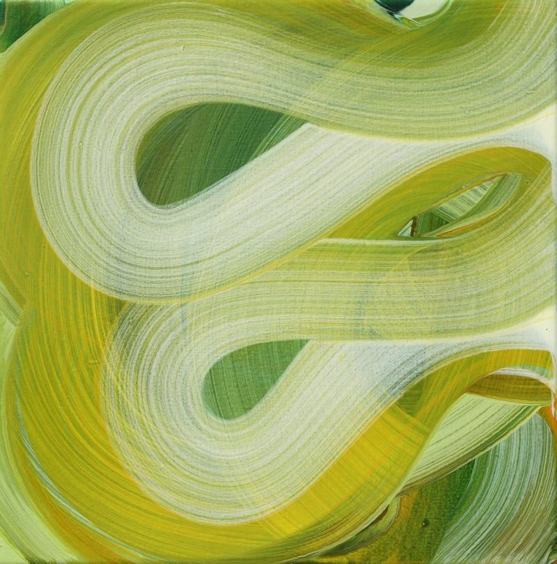 Making the Rounds_oil on canvas, 2019_30x30cm. Amanda Ansell