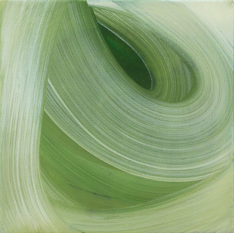 Spring_oil on canvas, 2019_30x30cm. Amanda Ansell