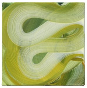 Amanda Ansell. Making the Rounds_oil on canvas, 2019_30x30cm